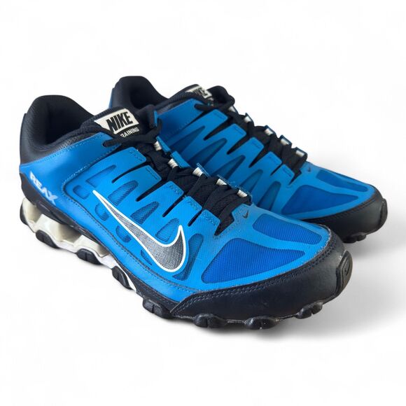 Nike Reax 9 TR 621716-401 Mens 10.5 Blue Black Training Running Shoes Sneakers - Picture 3 of 10